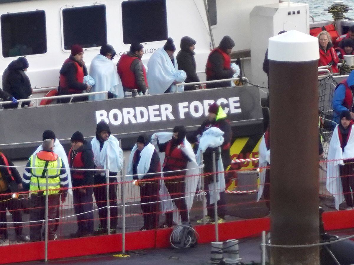 More than 1,200 migrants flocked into the UK across the Channel on Monday and Tuesday this week