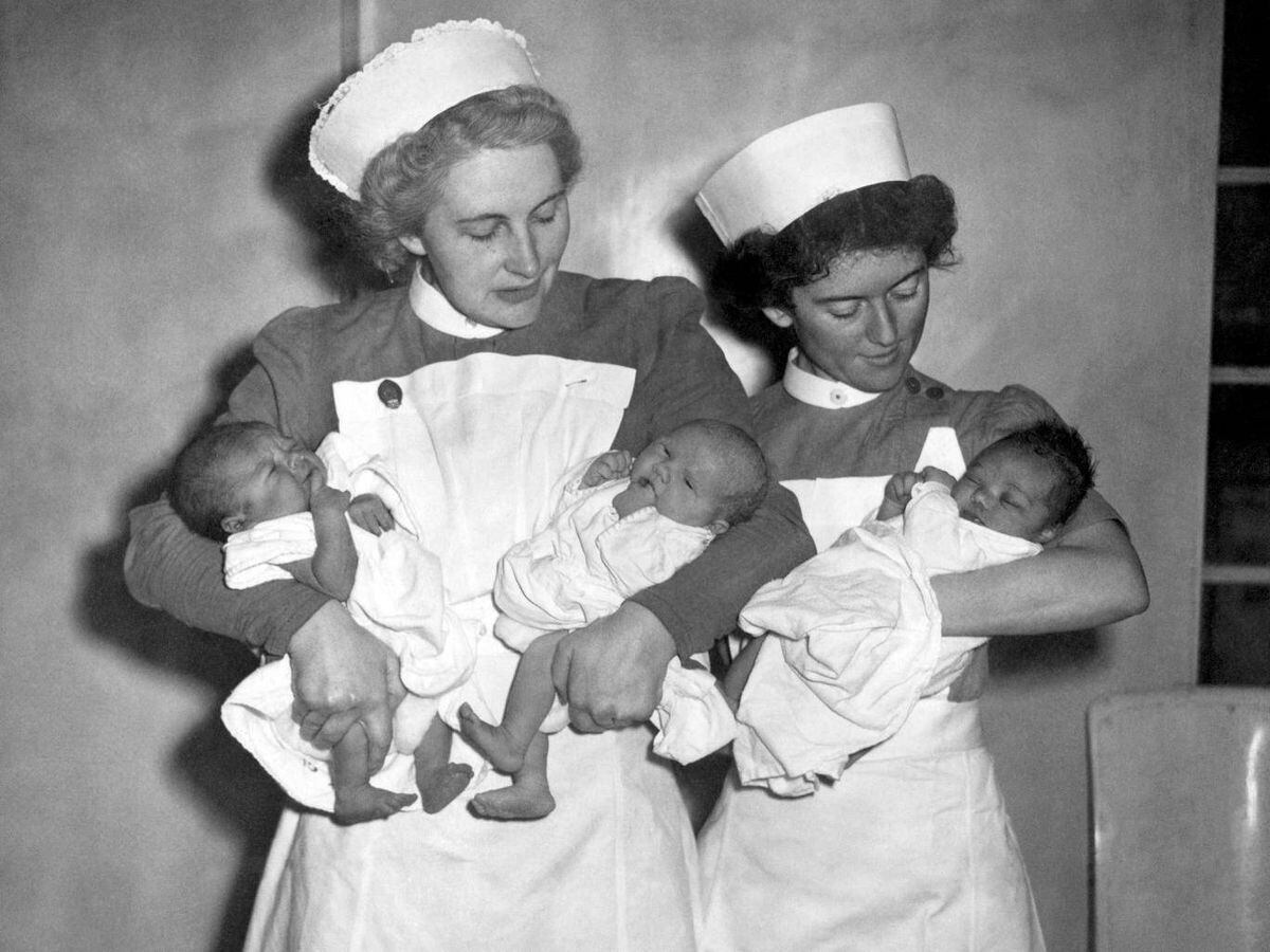 The first babies were born on the NHS in 1948