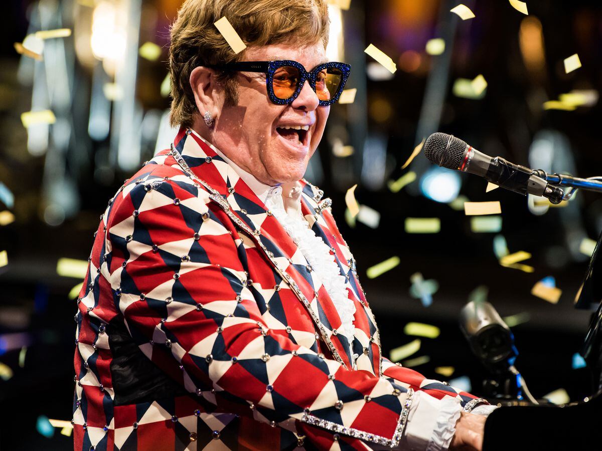 Sir Elton John at the Birmingham NEC - Resorts World Arena in March  Photo: Ben Gibson