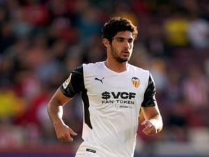 Valencia's Goncalo Guedes during the Pre-Season Friendly match at Brentford Community Stadium, London. Picture date: Saturday August 7, 2021..