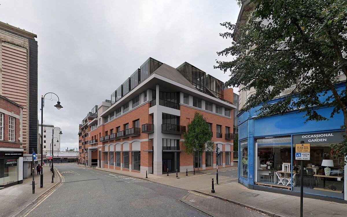 A CGI mock-up of new levels to the building viewed from Skinner Street. Photo: SSYS Beatties Limited