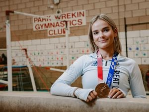 Olympian Alice Kinsella receives a welcome home party at Park Wrekin Gymnastics Club in Wellington, after returning home from Tokyo 2020 Olympics with a Bronze Medal for the Team Final