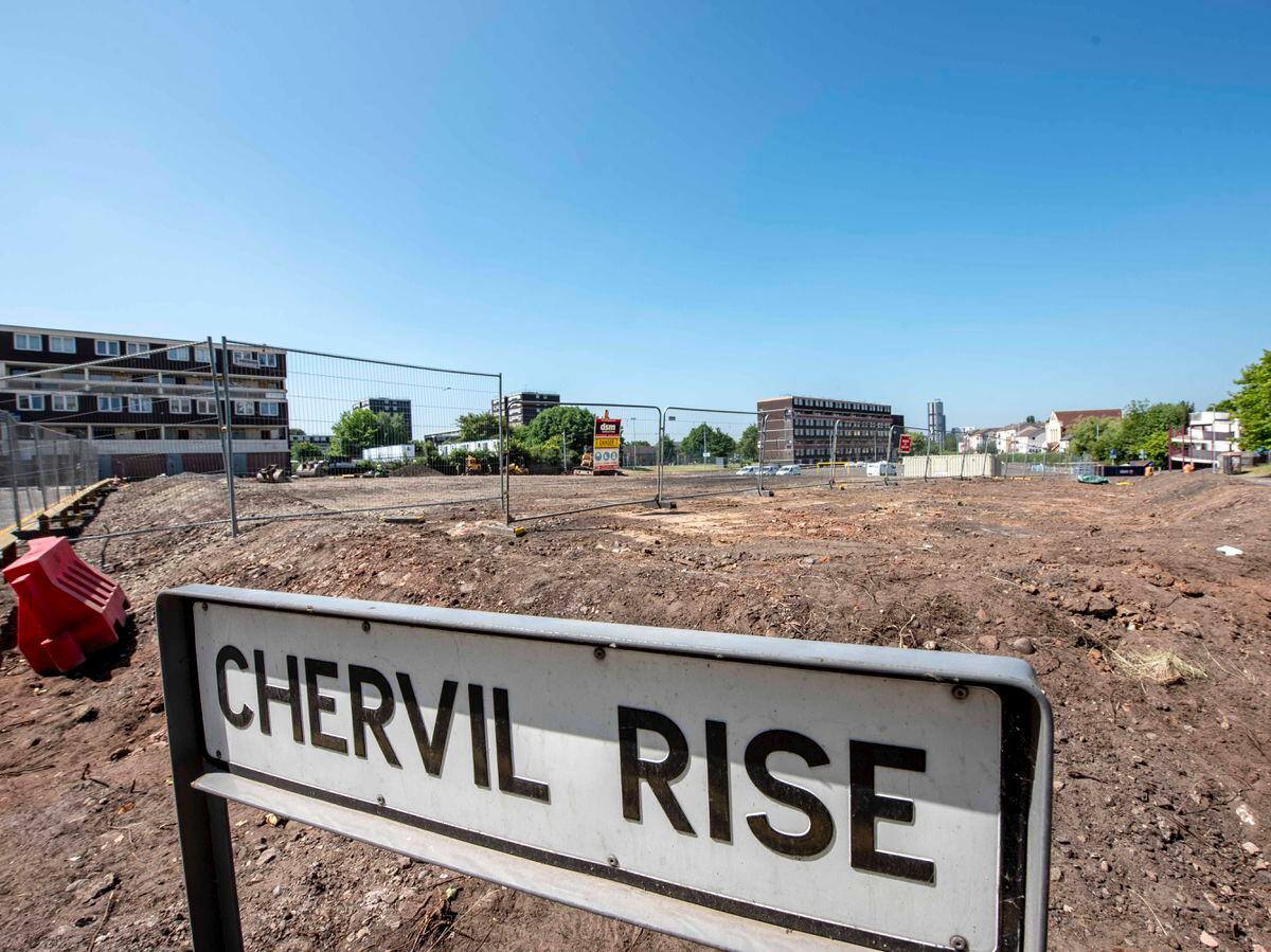 Land at Heath Town estate in Chervil Rise area now ready for new homes following completion of demolition