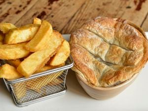 Pie hopes – Mad O’Rourke’s is best-known for it’s pies and battered chips 