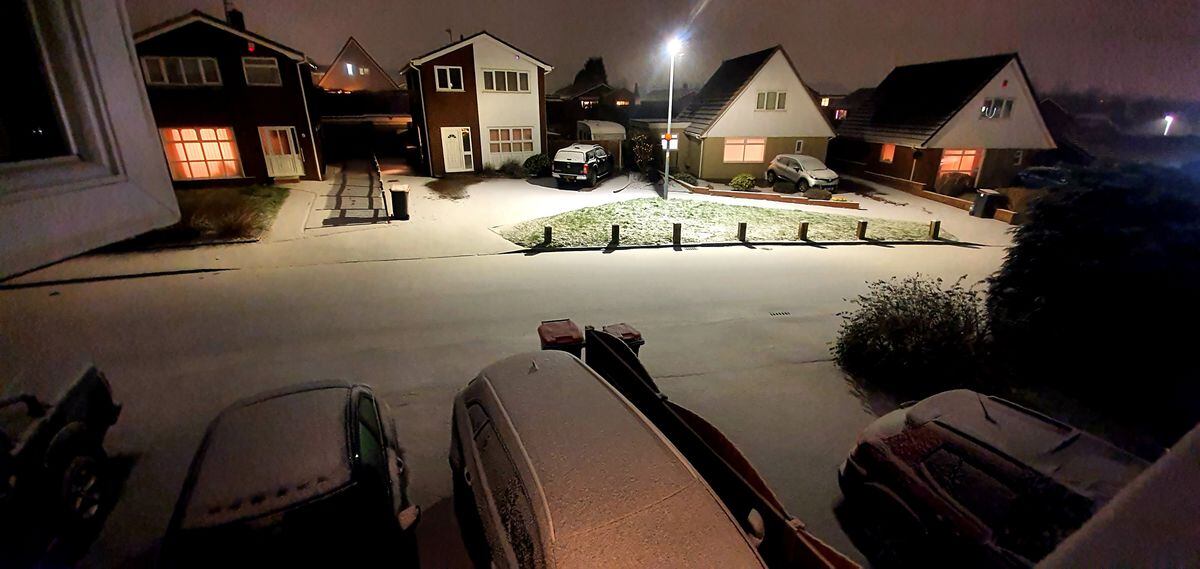 Snow in Stirchley, Telford. Photo: Jase Garton.