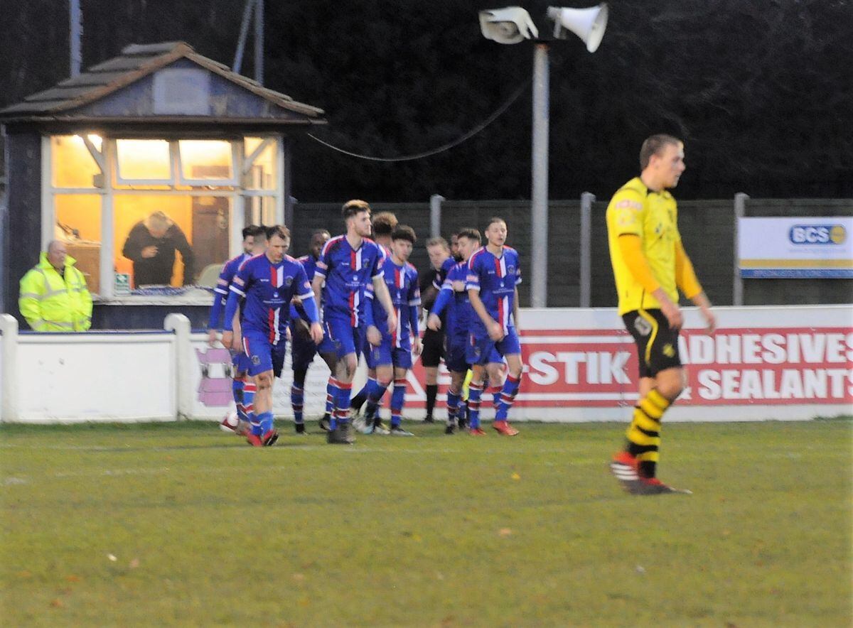 Action from Chasetown's game with Colne (Photos: Pamella Mullins)