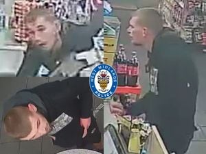 CCTV images of the person police want to talk to have been released on social media. Photo: West Midlands Police