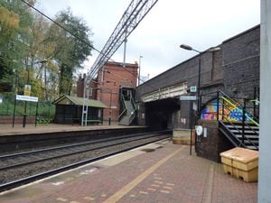 Services through Smethwick Rolfe Street were halted temporarily following the discovery of trespassers on the tracks