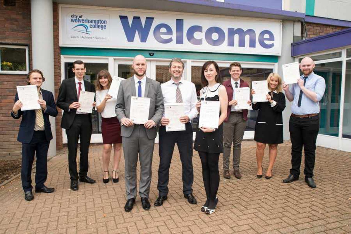 City of Wolverhampton College reporters celebrate exam success