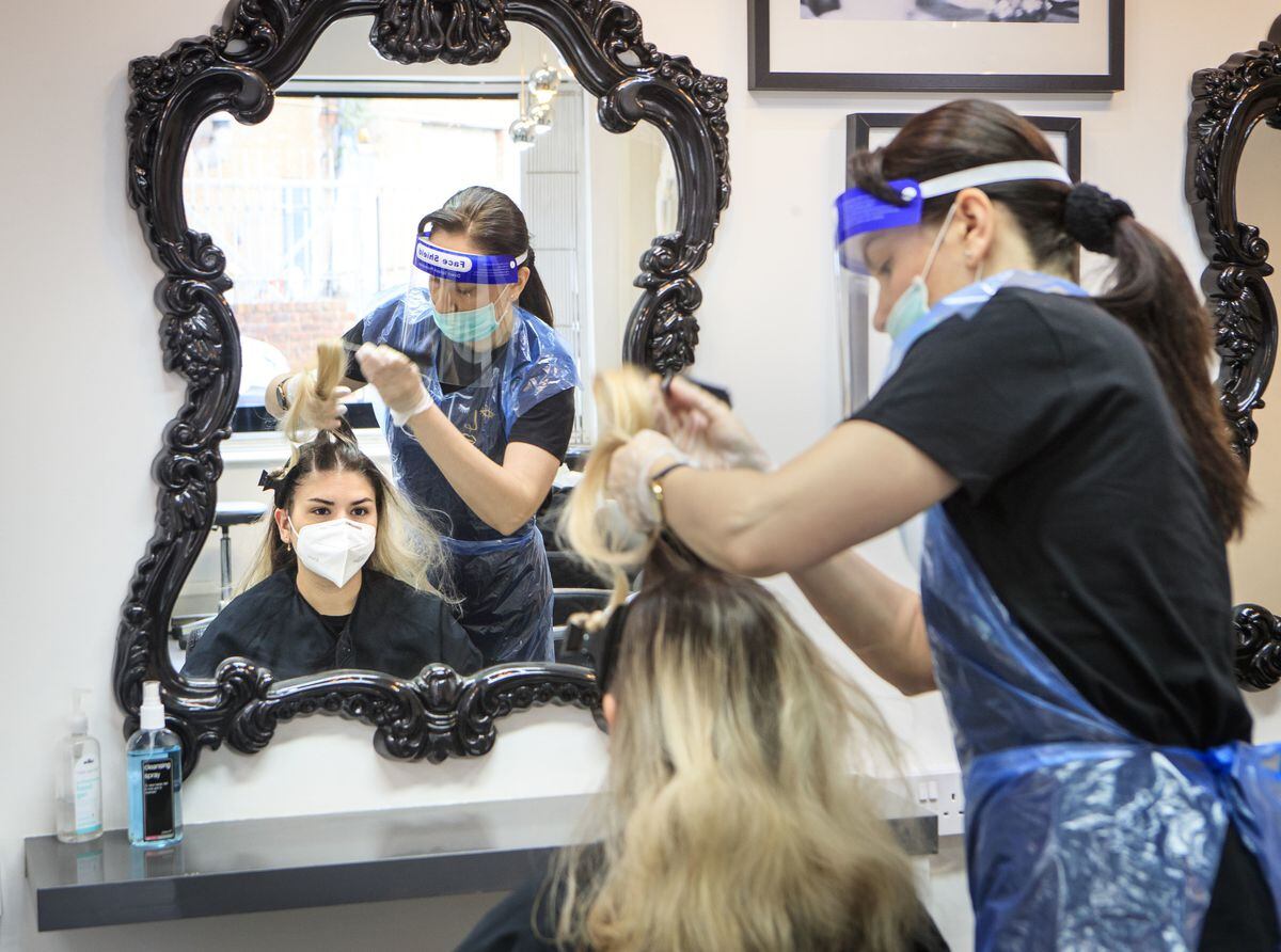 Hairdressers can open again under the latest easing of lockdown rules