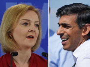 Rishi Sunak (right) is considered a rank outsider behind Liz Truss in the Tory leadership contest