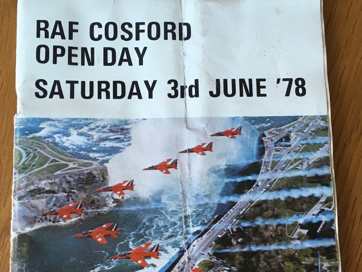 The programme for the RAF Cosford Open Day of Saturday, June 3, 1978.