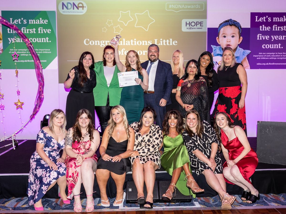 Walsall College nursery celebrates winning industry award