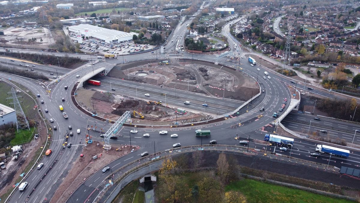Bosses hope to finally have M6 Junction 10 roundabout fully open this summer