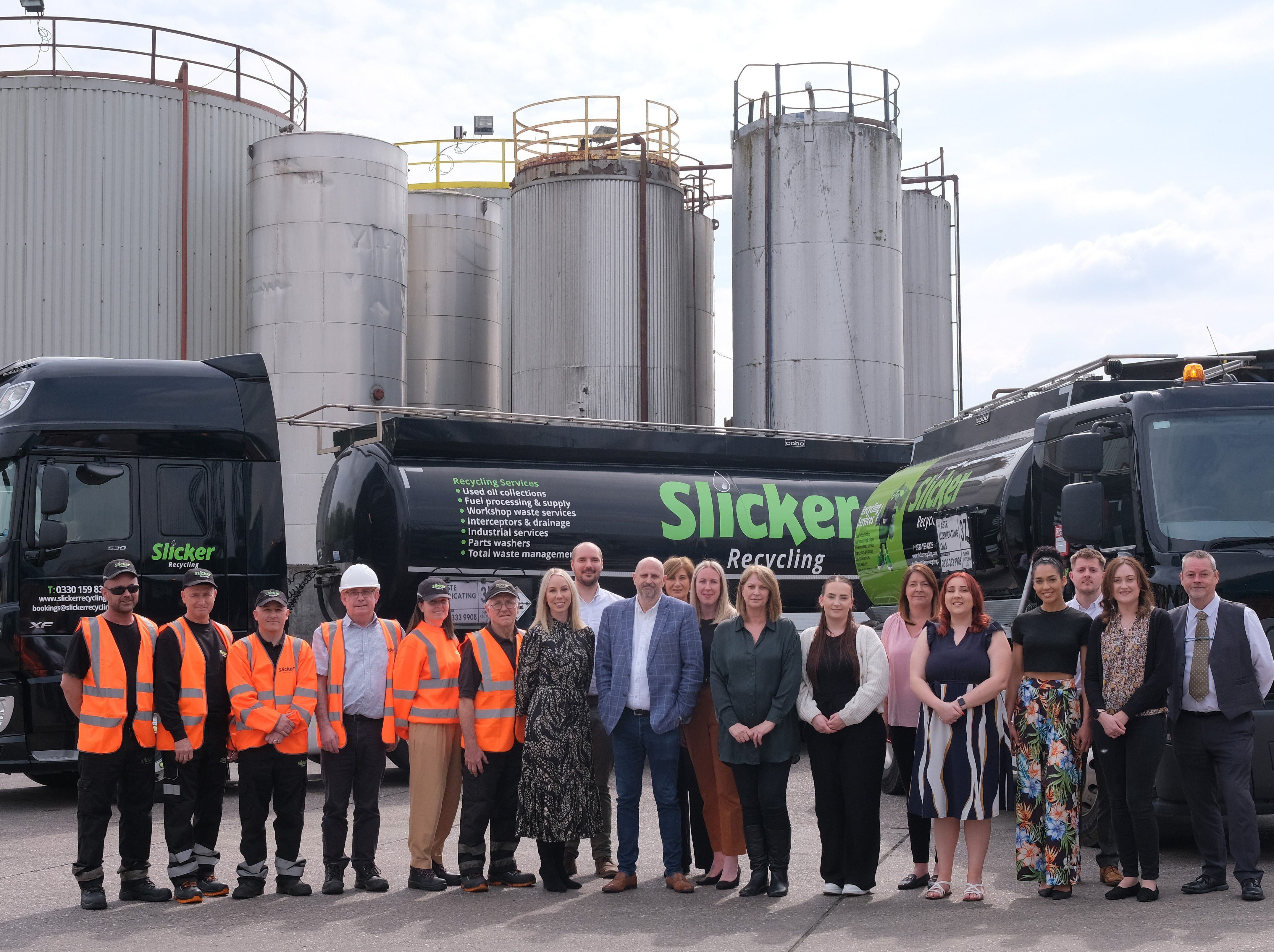 Slicker Recycling celebrates King’s Award for Enterprise