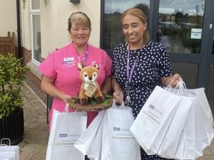 Activities co-ordinator Jayne Booth and front of house manager Soni Atwal 