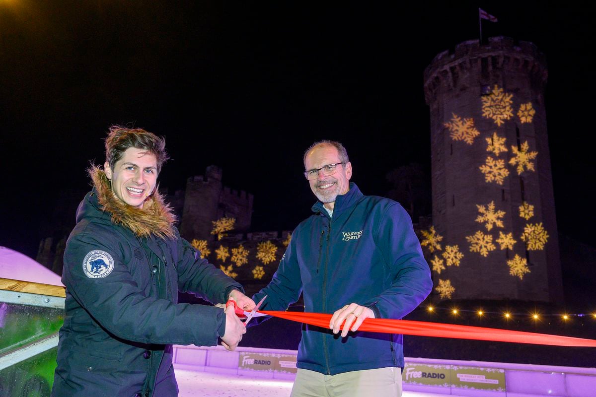 Ice rink at Warwick Castle. Pictures by: Ed Bagnall