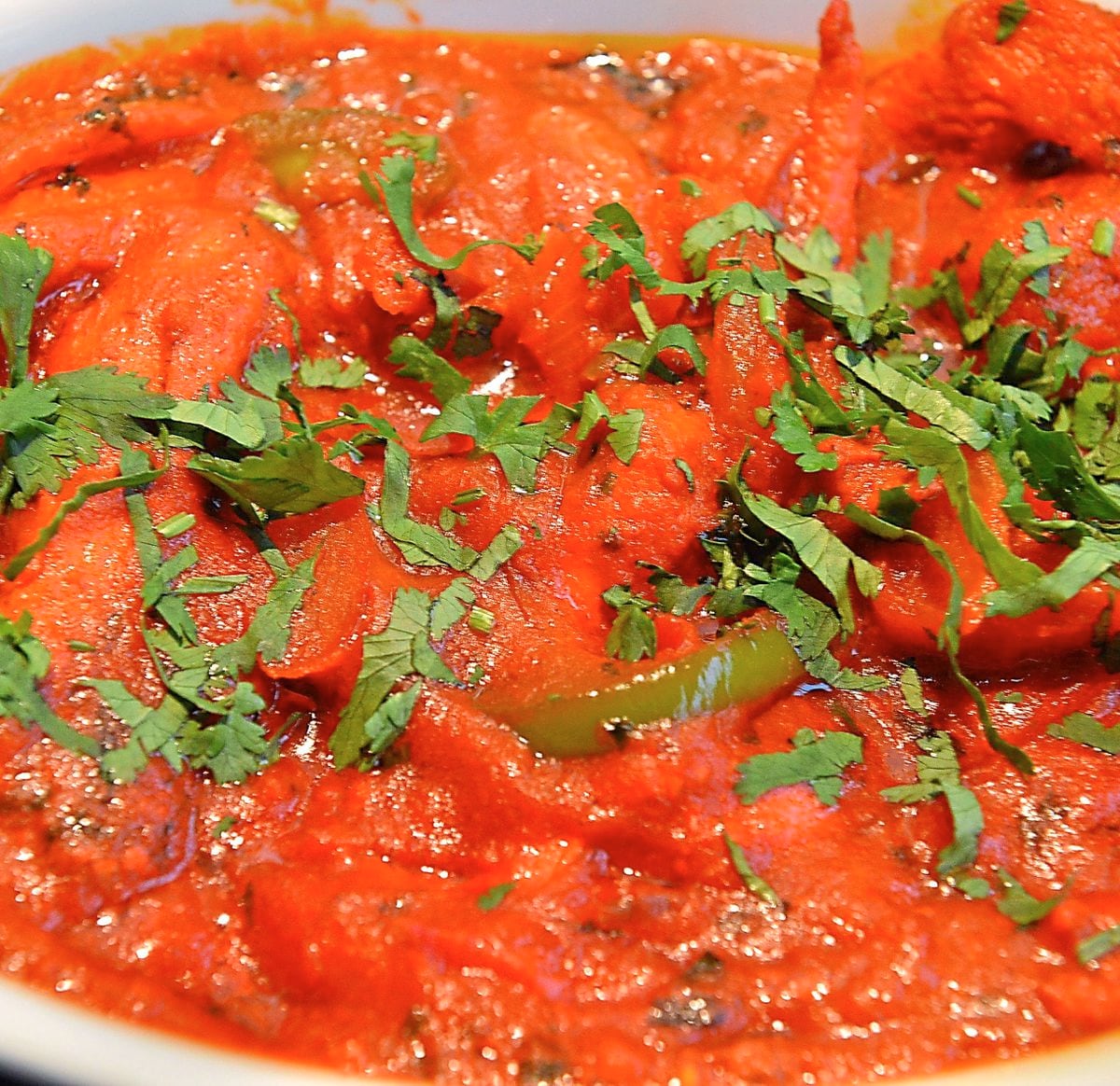 The spice is right – the chicken jalfrezi 