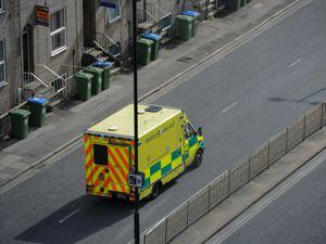 An ambulance on a call