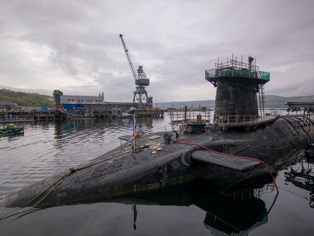 A submarine at Faslane