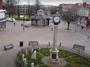 Cannock town centre is virtually deserted under coronavirus lockdown