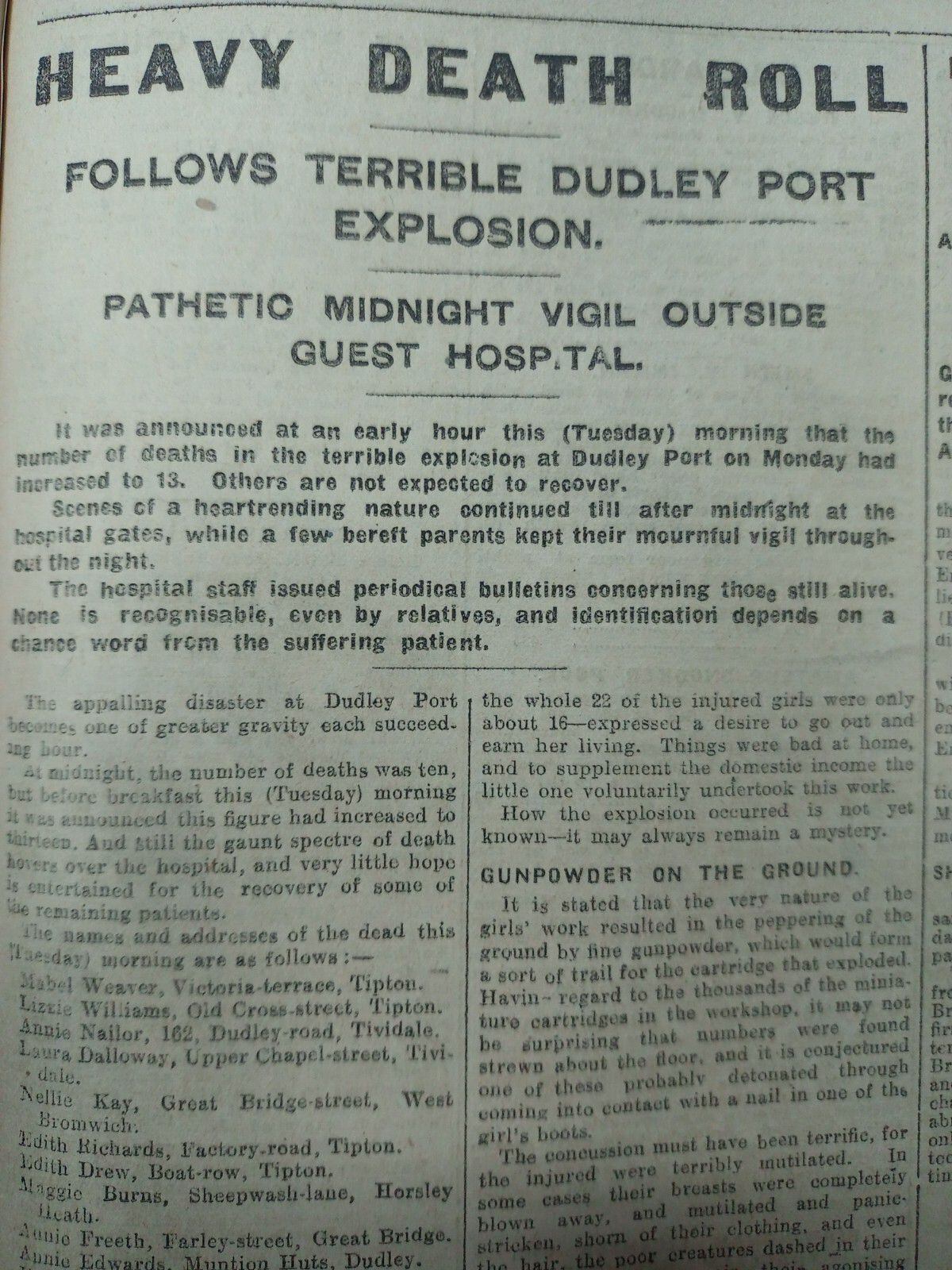 How the Express & Star reported the disaster