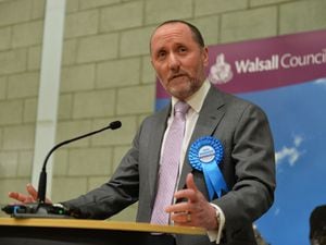 Walsall North MP Eddie Hughes has been out campaigning in North Shropshire, but got the name of the constituency wrong
