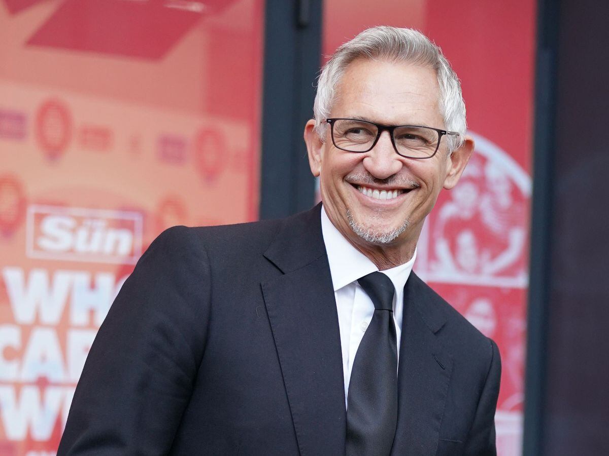 Gary Lineker attending The Sun’s Who Cares Wins Awards at the Roundhouse in London (Yui Mok/PA)
