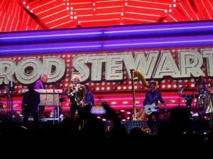 Rod Stewart at Arena Birmingham. Photo: Andy Shaw.