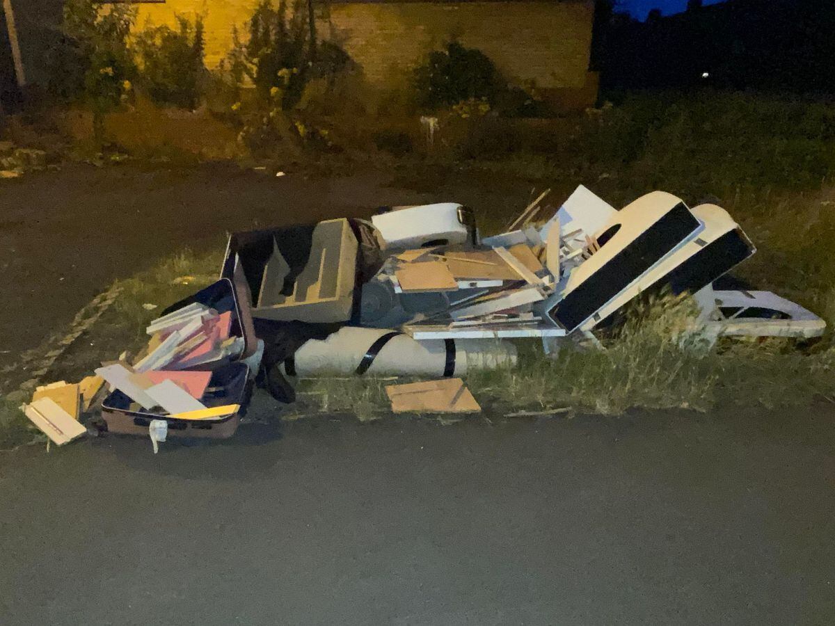 The rubbish is due to be removed by Monday. Photo: Councillor Izzy Hussain