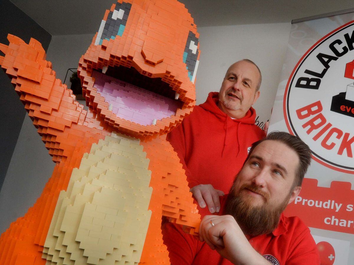 Black Country Brick Show organisers Paul Clark and Ian Kimpton get ready for this year's show