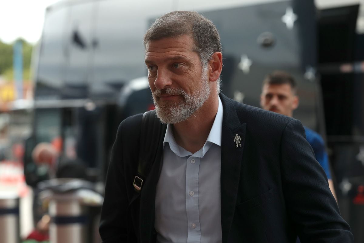 Slaven Bilic head coach / manager of West Bromwich Albion arrives at the stadium.