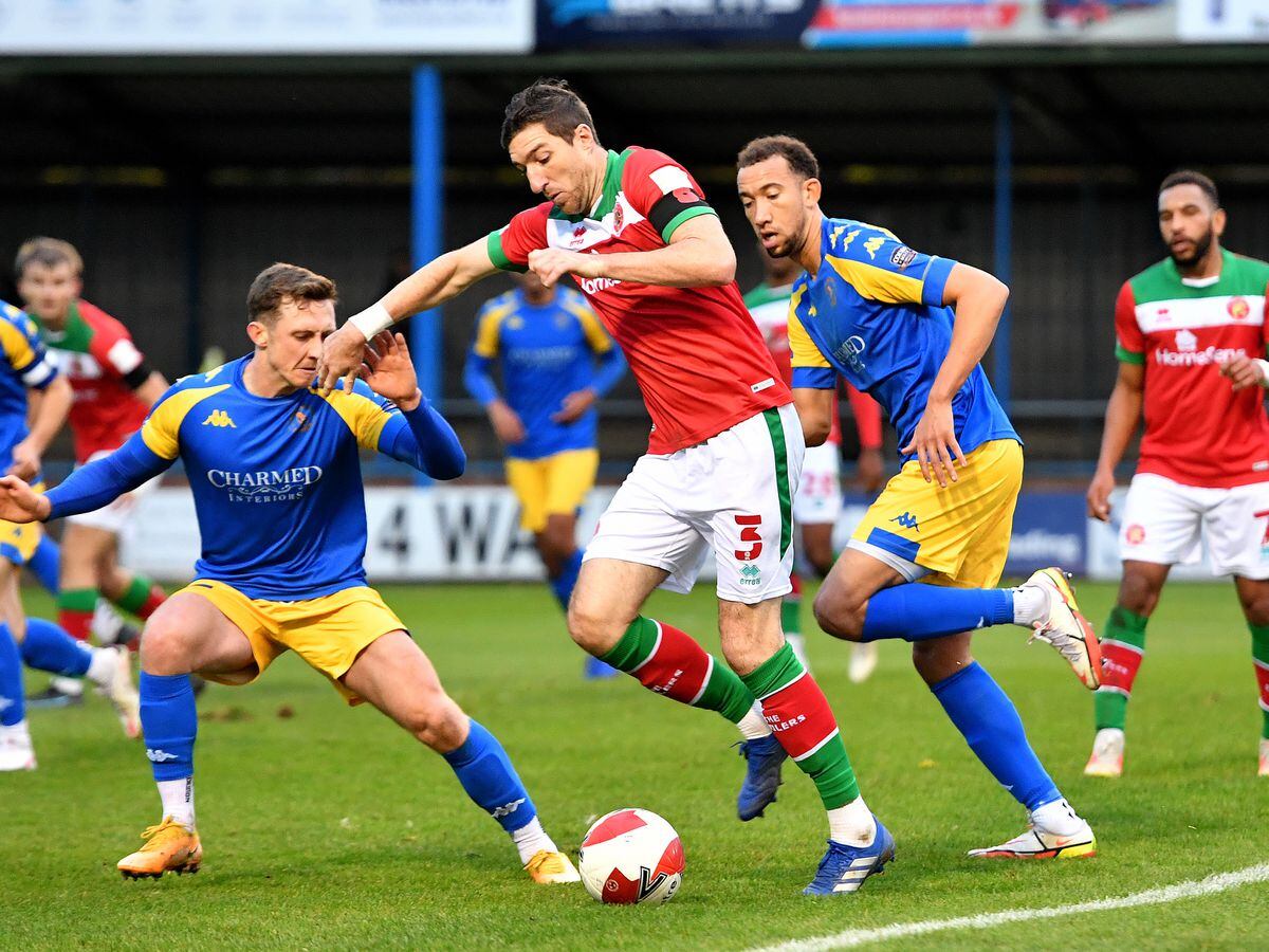 Stephen Ward in action for Walsall