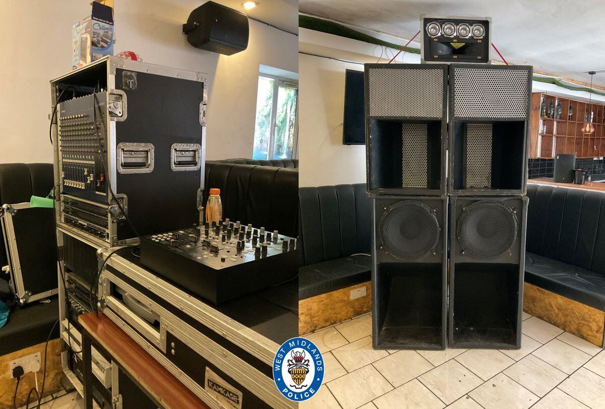 There were lots of complaints from locals about loud music. Photo: West Midlands Police