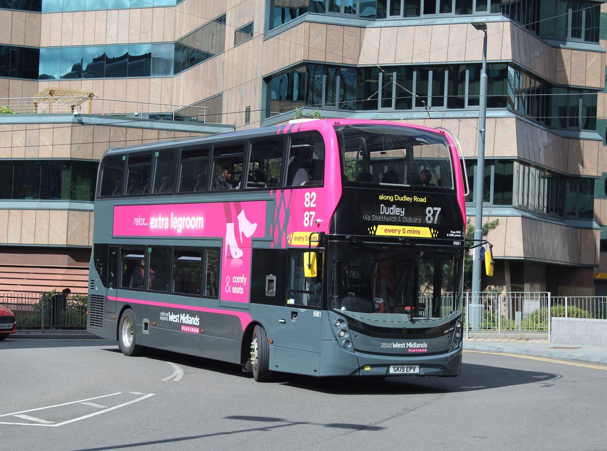 A bus service in Dudley. 