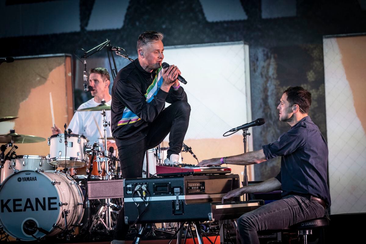 Keane at Forest Live. Photo: Dave Cox