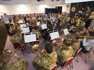 Army bands pass on musical wisdom to youngsters at RAF Cosford open day 