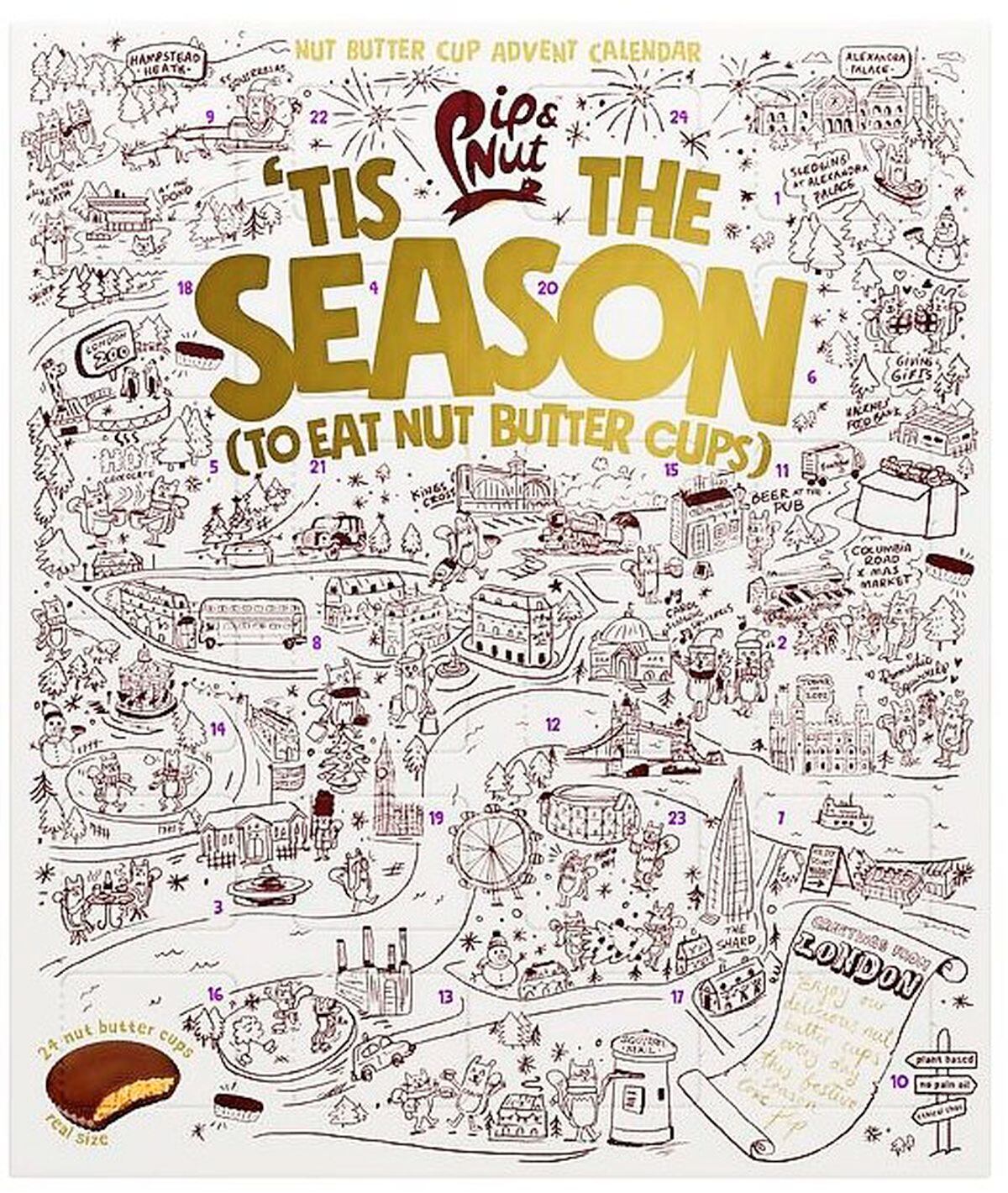 Pip & Nut’s Nut Butter Cup Advent Calendar