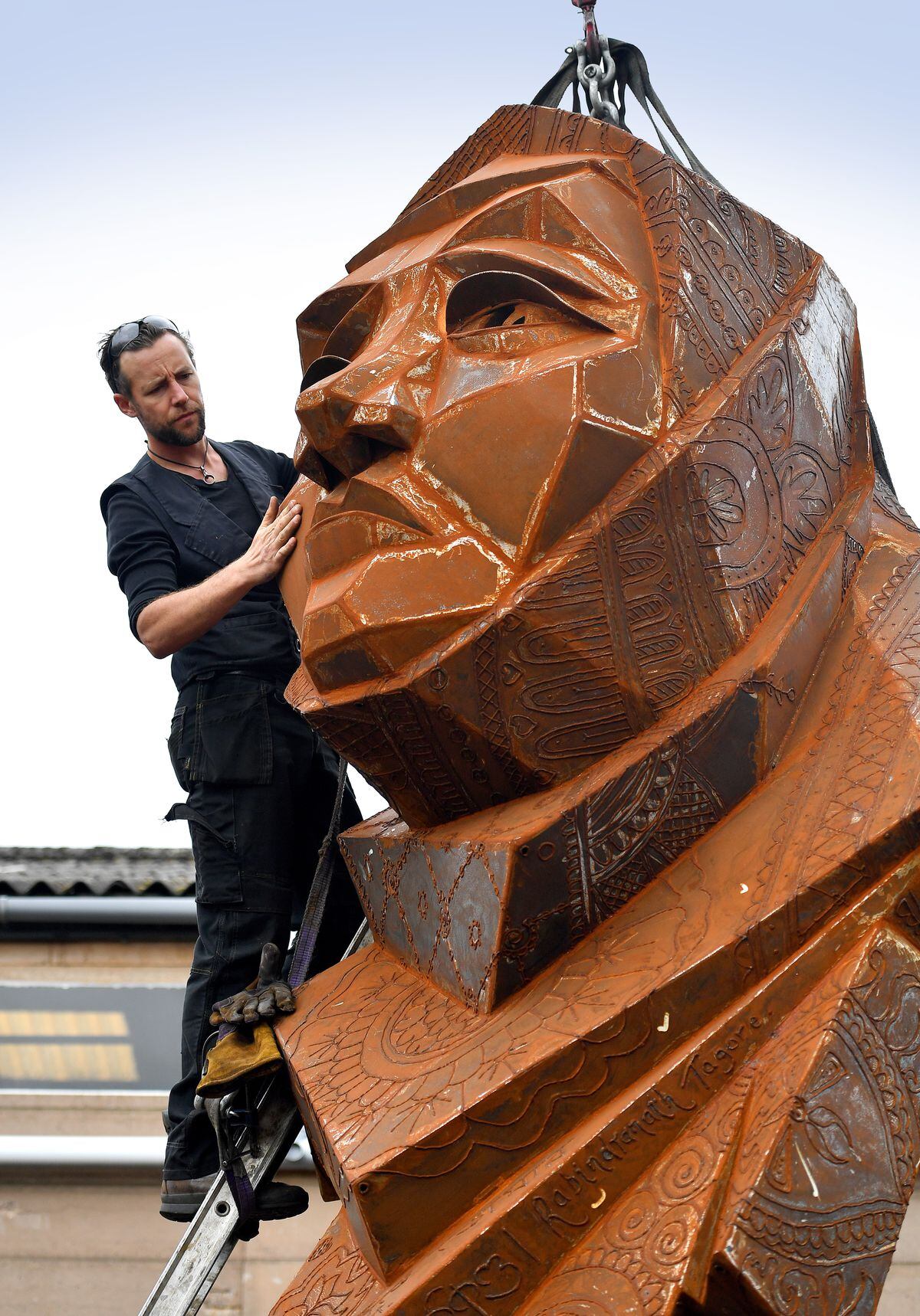 Metal artist Luke Perry has created the sculpture which is destined for Smethwick