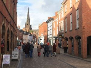 Conduit Street in Lichfield is included in the trial pedestrianisation