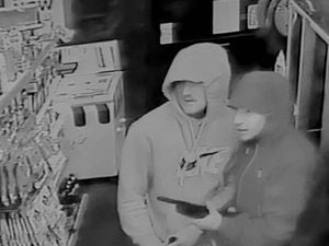 CCTV from the day of the robbery