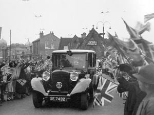 Gerry was 15 when he took this shot of the royal car in Wolverhampton in 1939, sparking a lifelong love of photography.