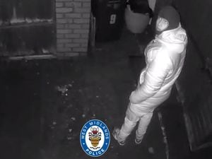 West Midlands Police want to identify this person following an attempted burglary at a house in Bloxwich. Photo: West Midlands Police