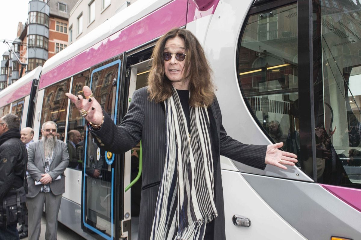 Ozzy Osbourne is one of the well-known faces to have a Metro tram named in his honour 