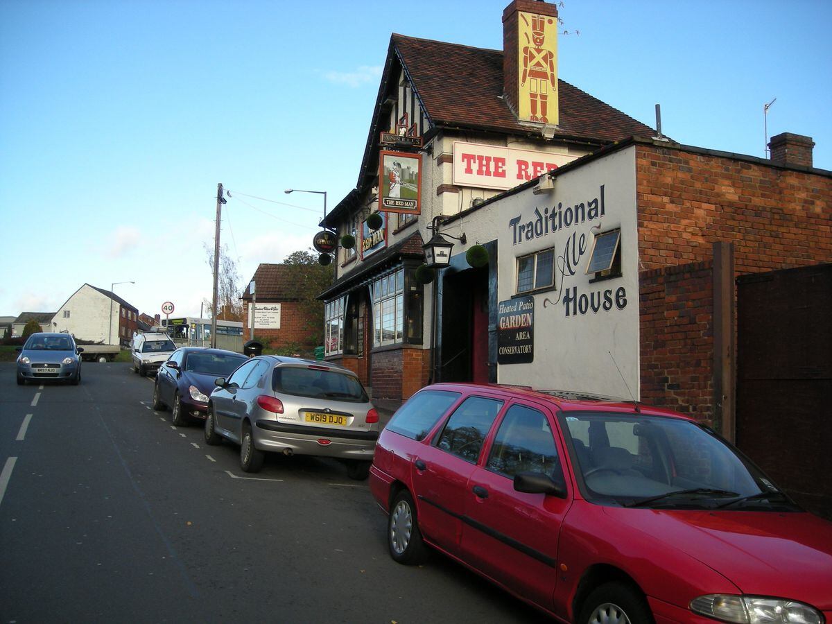 The Red Man pub in Blackwell Street, Kidderminster