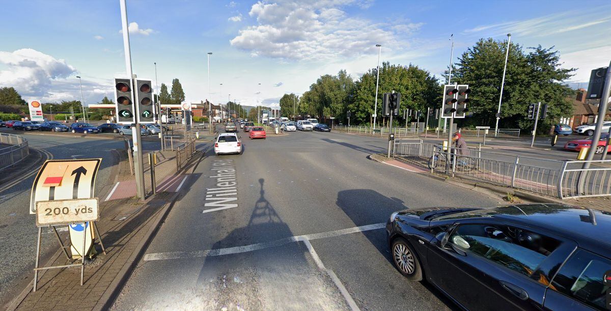 Work is taking place at a junction on the A454. Photo: Google