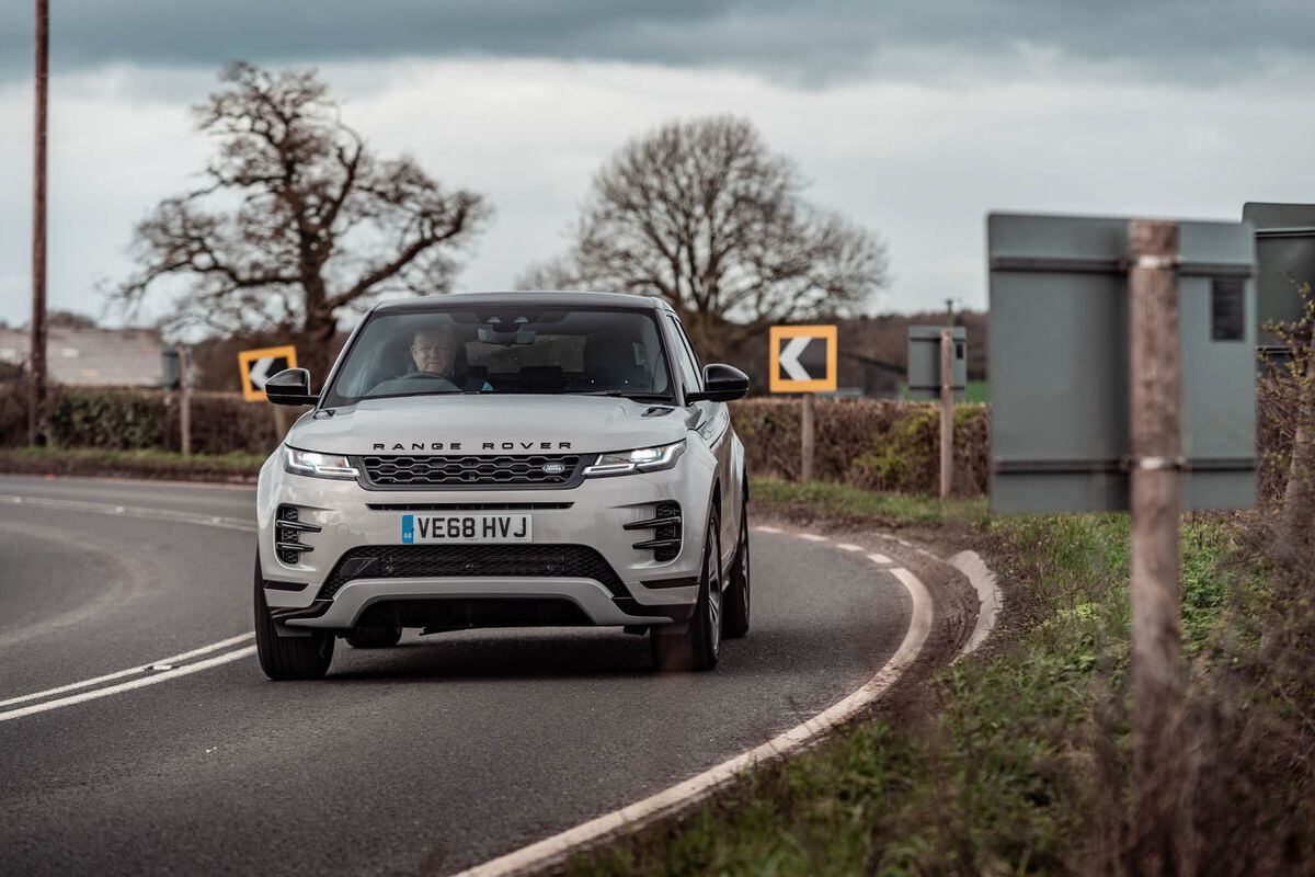Sales of the Range Rover Evoque were up by a third last month