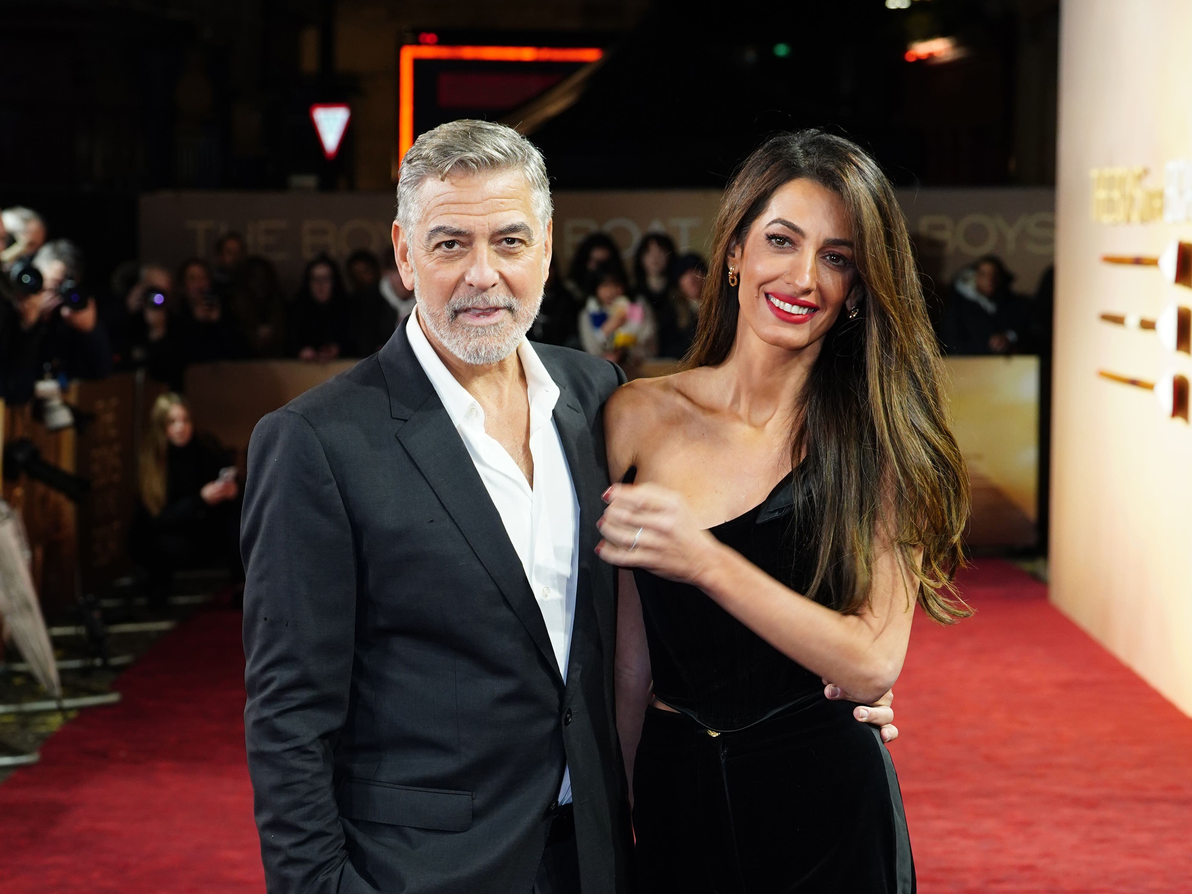 George and Amal Clooney speak about ‘war on truth, journalists and women’
