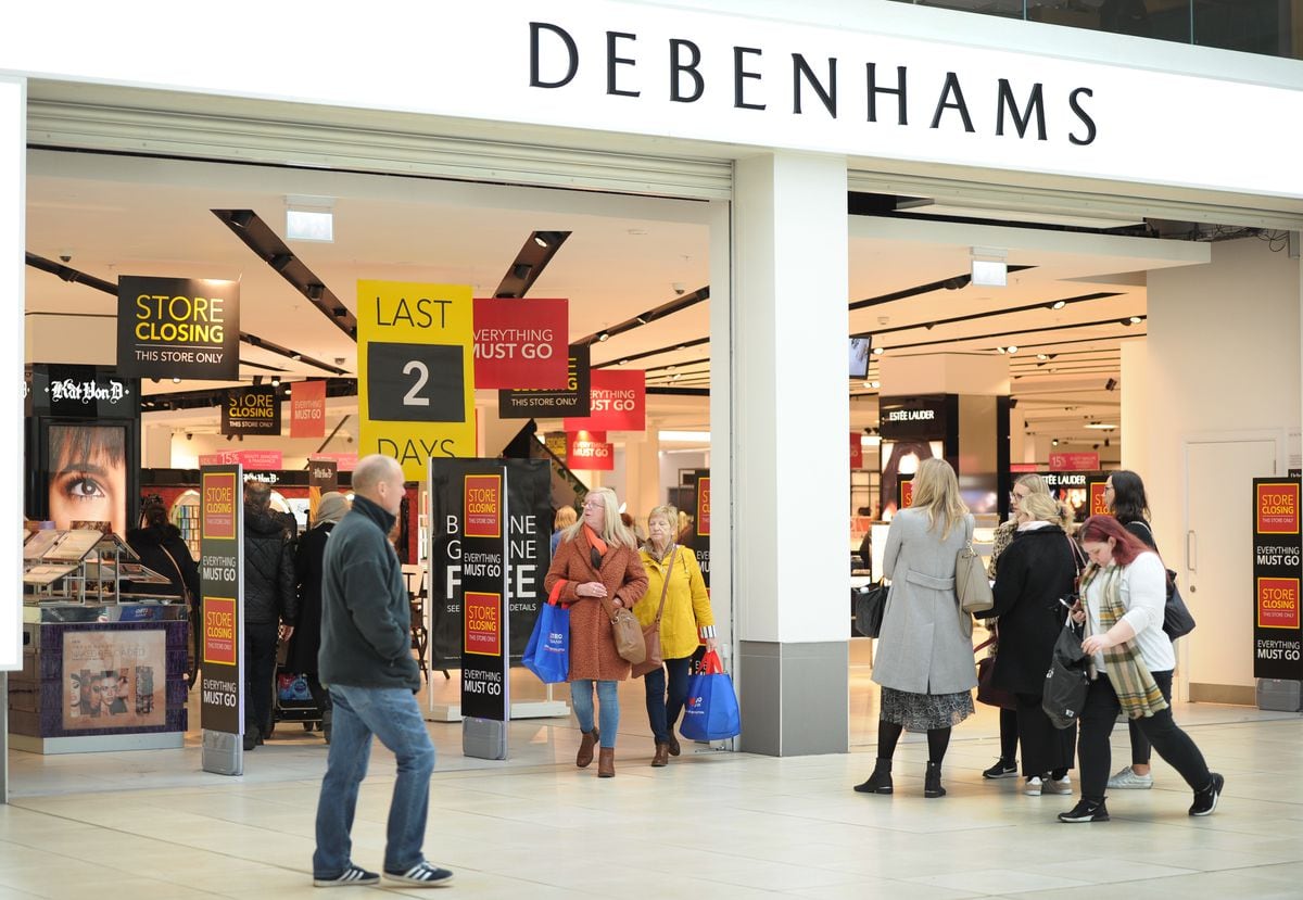 Shoppers have been grabbing bargains at the Debenhams' sale