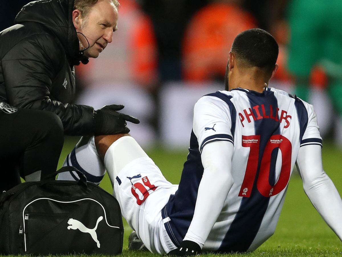 Albion winger Matt Phillips will spend up to three months on the sidelines with his quad injury (Photo by Adam Fradgley/West Bromwich Albion FC via Getty Images).